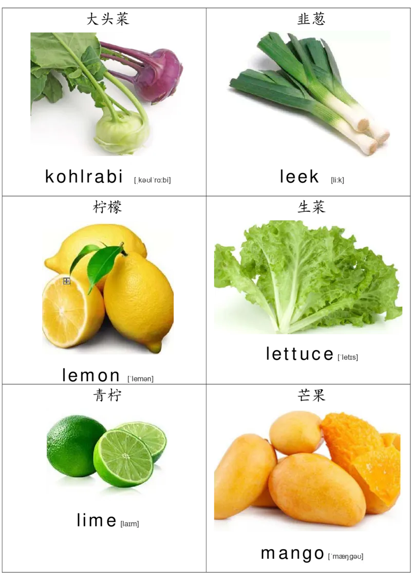 廖彩杏书单单词卡片_初中英语语法_最全初中英语语法习题_No.36单词配图卡