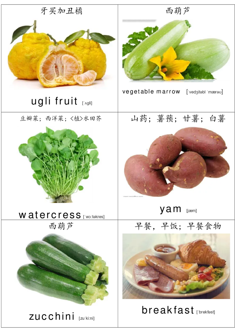 廖彩杏书单单词卡片_初中英语语法_最全初中英语语法习题_No.36单词配图卡