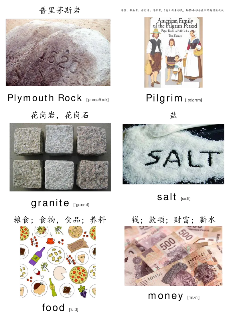 廖彩杏书单单词卡片_初中英语语法_最全初中英语语法习题_No.36单词配图卡