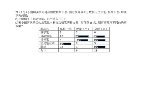 2016年江苏省徐州市中考数学试题(含答案)_中考真题_2.数学中考真题2015-2024年_地区卷_江苏省_徐州中考数学08-23