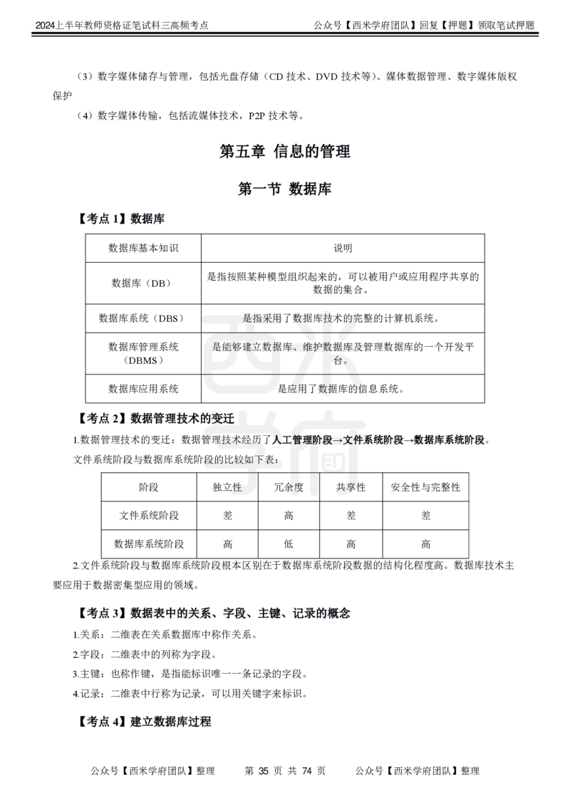 中学信息技术-高频考点_4-教培资料-26年最新资料-同步更新_初中高中教资_03科三专项（进去保存报考的学科即可）_01科目三FB网课、三色速记手册、知识点导图等推荐_初中