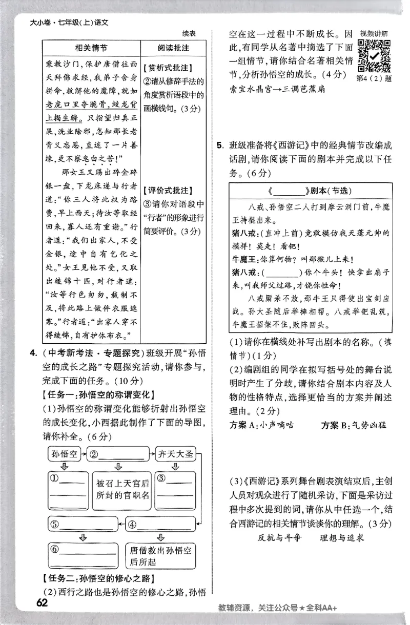 2026《万唯大小卷&bull;语文》7上周测小卷_2026万唯系列预习复习_2026版初中《万唯大小卷》7年级上册（全科多版本）_2026《万唯大小卷&bull;语文》7上