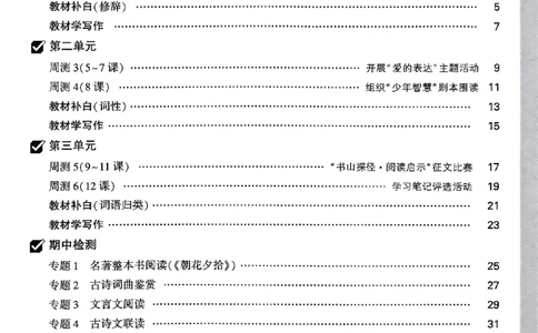 2026《万唯大小卷&bull;语文》7上周测小卷_2026万唯系列预习复习_2026版初中《万唯大小卷》7年级上册（全科多版本）_2026《万唯大小卷&bull;语文》7上