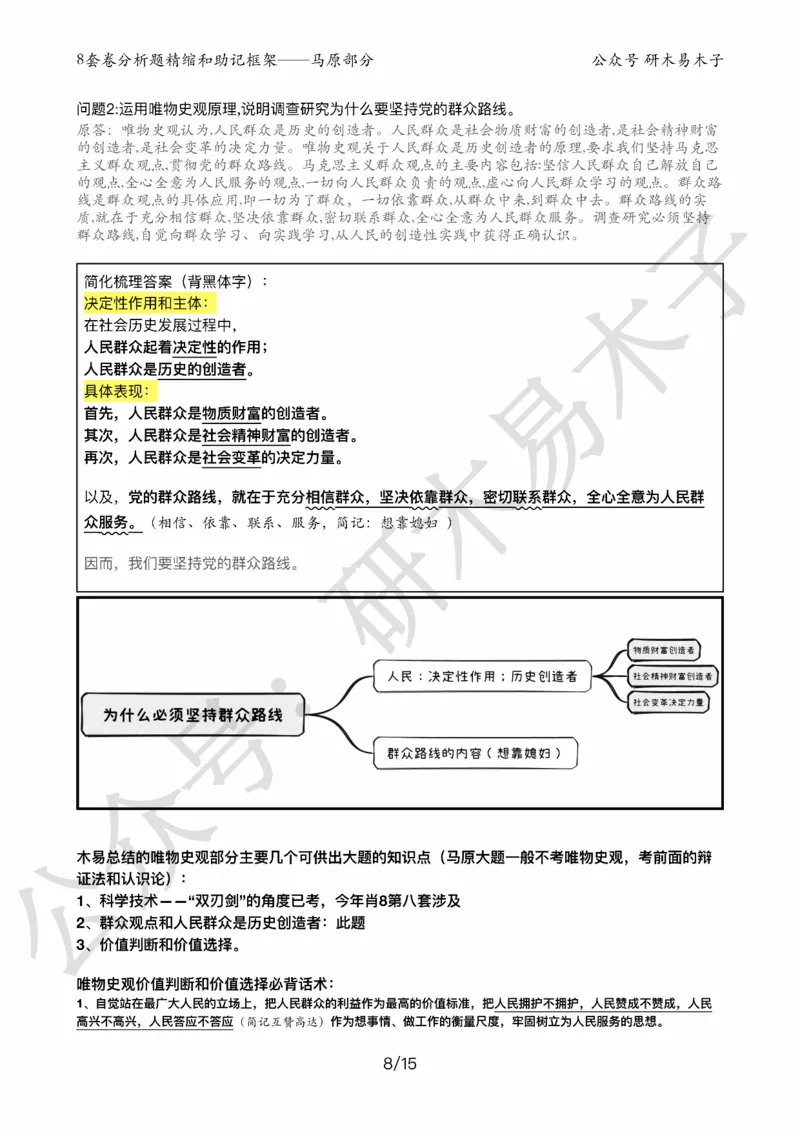 24届《肖8分析题精缩》马原_2026考公资料_（49）政治理论合集_政治理论合集_2025考研政治pdf（笔记）_肖秀荣考研政治_24肖秀荣_24肖八背诵版_木易