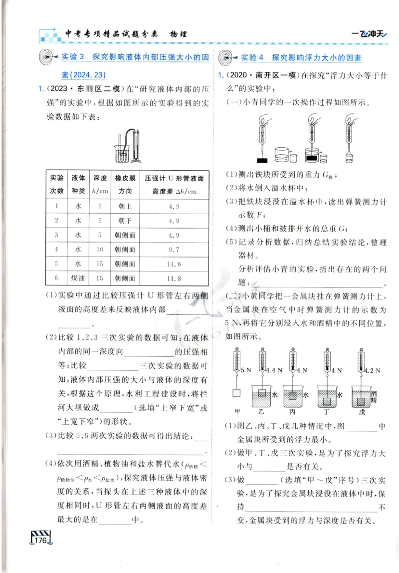 2025《一飞冲天-中考专项》物理_《一飞冲天-中考专项》2026版_一飞冲天-中考专项（2025版）