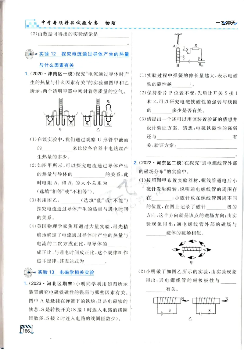 2025《一飞冲天-中考专项》物理_《一飞冲天-中考专项》2026版_一飞冲天-中考专项（2025版）