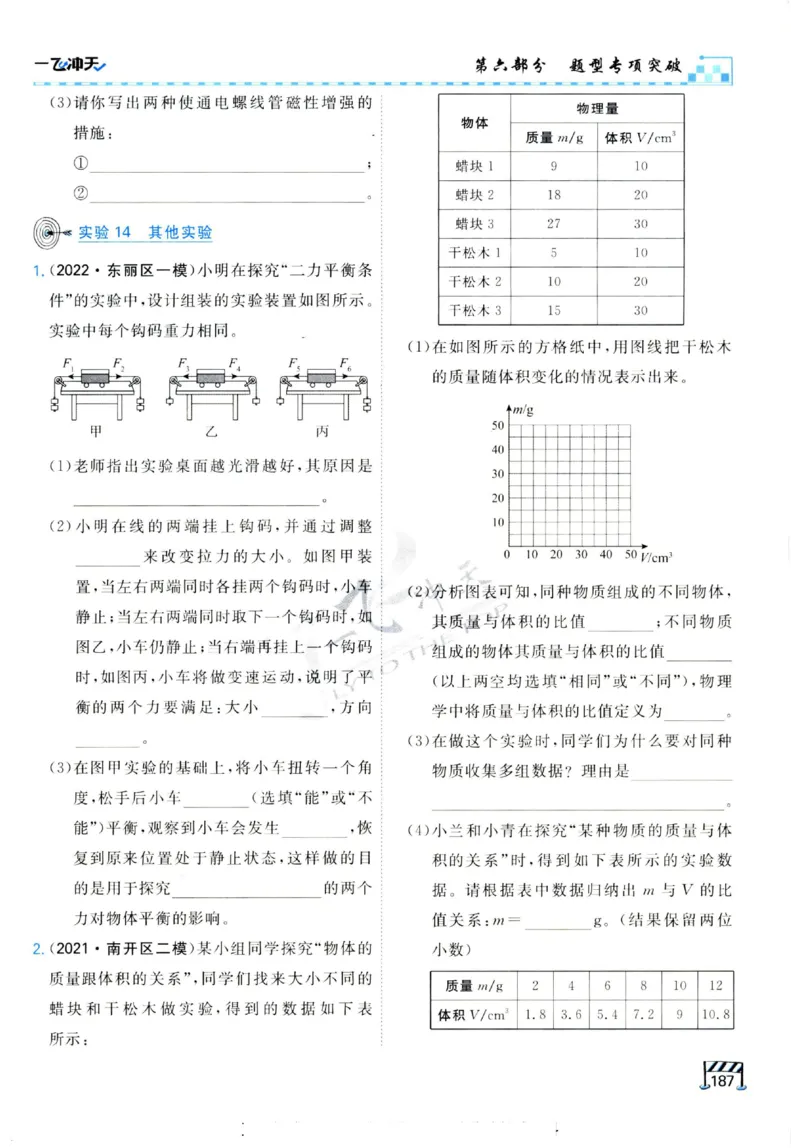 2025《一飞冲天-中考专项》物理_《一飞冲天-中考专项》2026版_一飞冲天-中考专项（2025版）