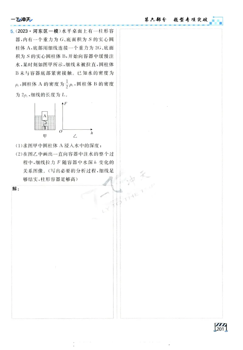 2025《一飞冲天-中考专项》物理_《一飞冲天-中考专项》2026版_一飞冲天-中考专项（2025版）