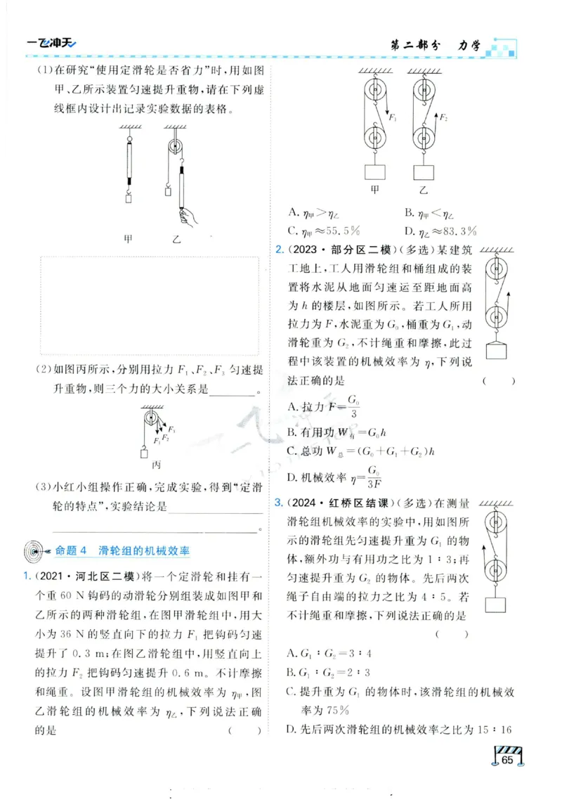 2025《一飞冲天-中考专项》物理_《一飞冲天-中考专项》2026版_一飞冲天-中考专项（2025版）