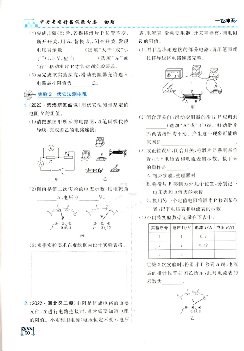 2025《一飞冲天-中考专项》物理_《一飞冲天-中考专项》2026版_一飞冲天-中考专项（2025版）