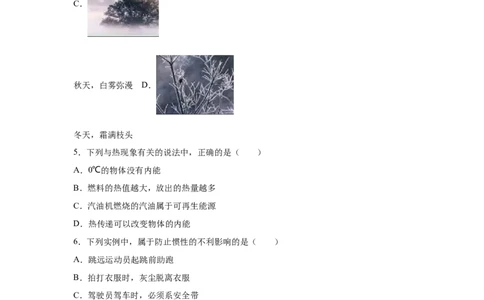 2016年山东临沂中考物理试题及答案_中考真题_4.物理中考真题2015-2024年_地区卷_山东省_临沂物理08-22