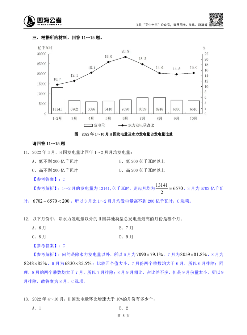 海海刷资料分析套题训练11、12随堂笔记_2026考公资料_（01）花生十三_04刷题班2026年省考四海行测2000题海海刷(1)_01.资料分析刷题_专项笔记_笔记