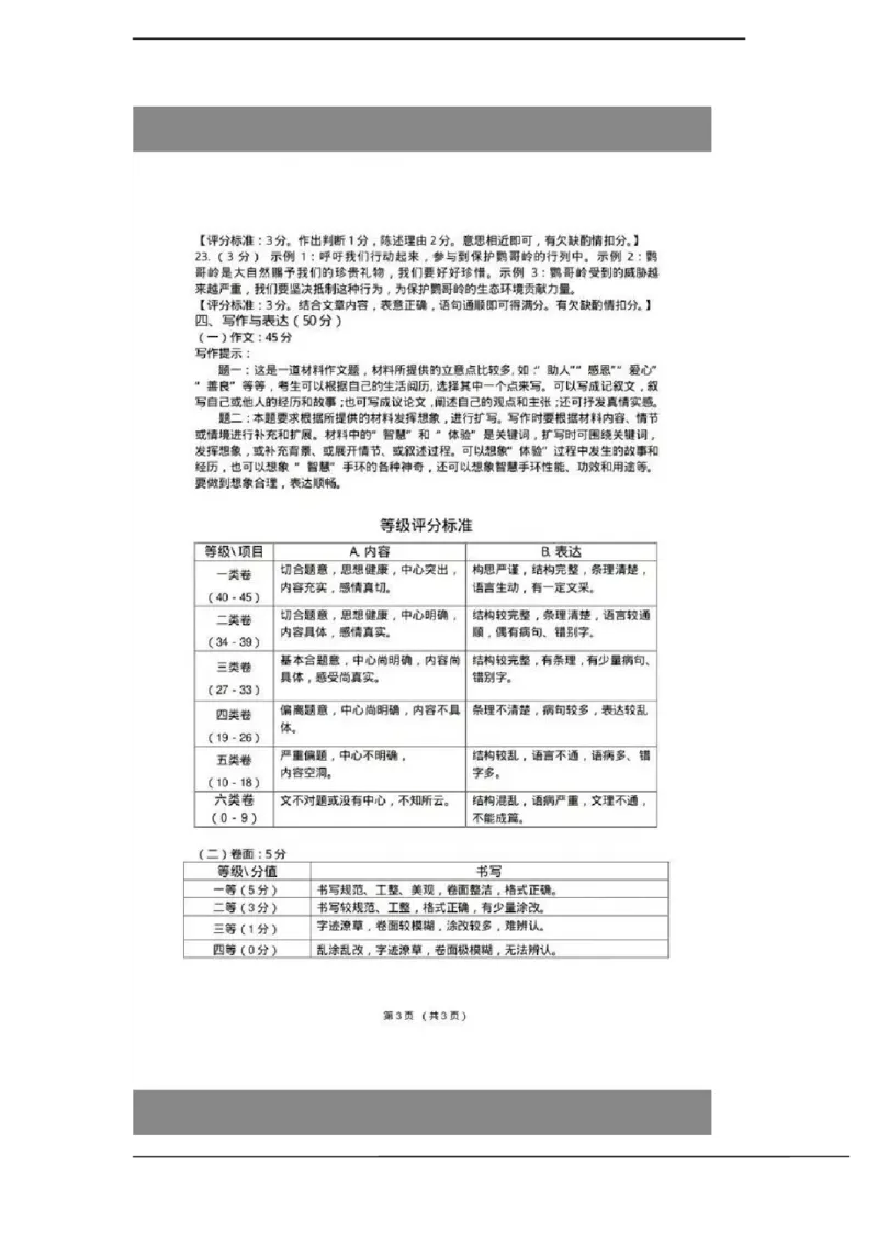 2015年海南省中考语文试题及答案_中考真题_1.语文中考真题2015-2024年_地区卷_海南中考语文08-21