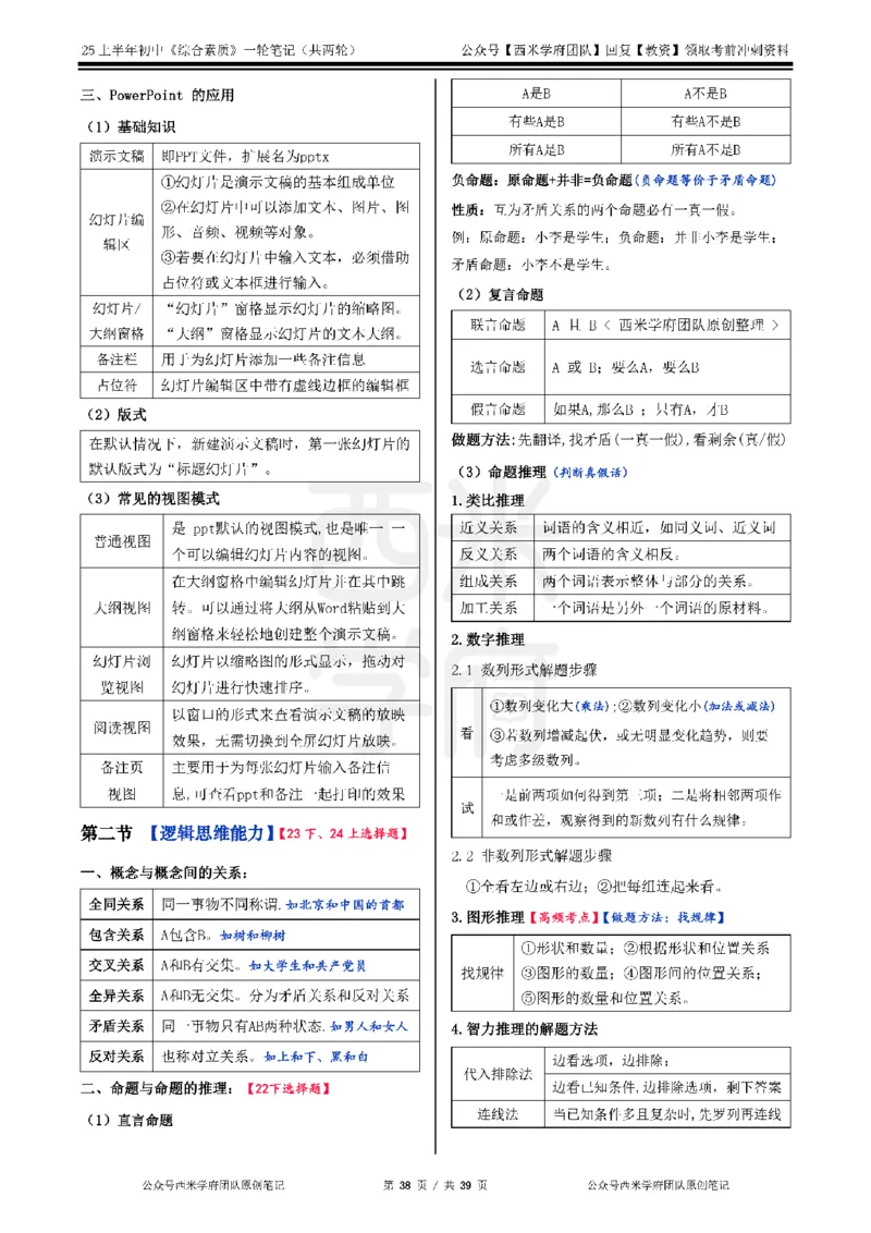 25上中学-综合素质一轮笔记_4-教培资料-26年最新资料-同步更新_初中高中教资_2025上中学教资笔试_062025上教资笔试考前冲刺汇总_02、重点笔记-第一轮+第二轮