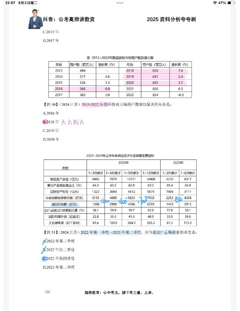 2025高照夸夸刷第五节笔记_2026考公资料_（06）高照_高照资料笔记合集_高照丨25资料分析夸夸刷听课笔记