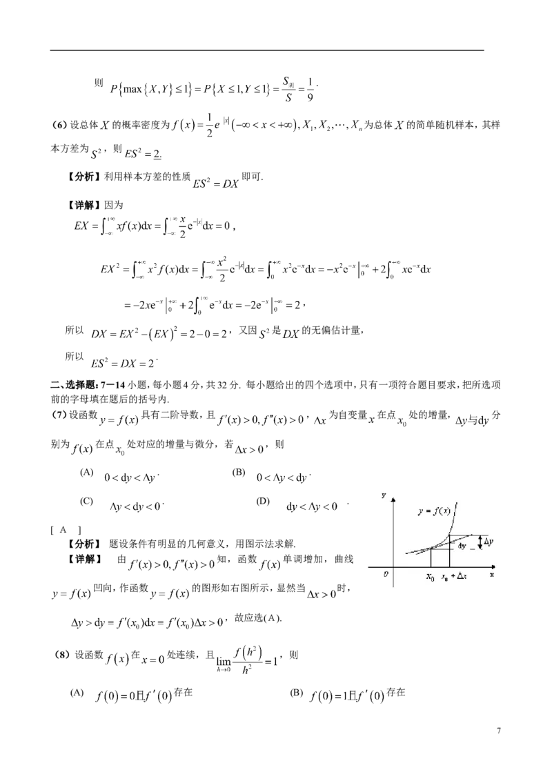 2006考研数学三真题及答案解析公众号：小乖考研免费分享_06.数学三历年真题_普通版本数学三_2003-2017考研数（三）真题及详解