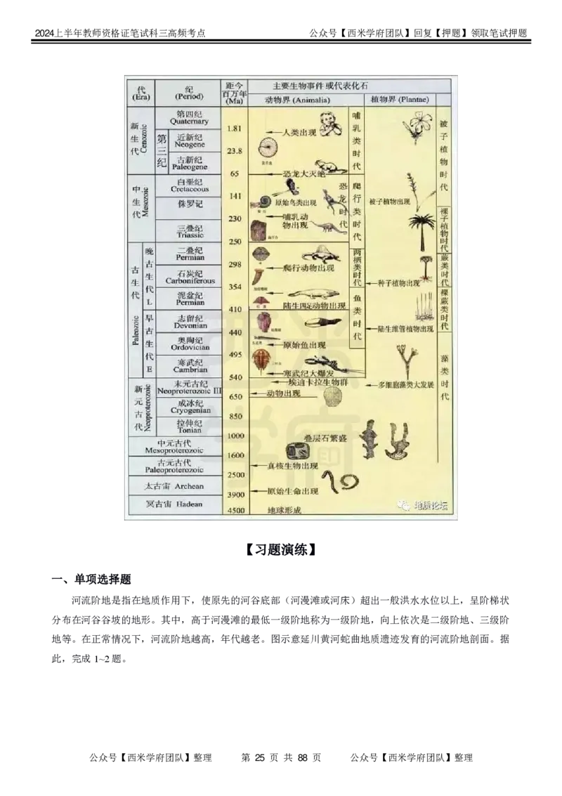 中学地理-高频考点_4-教培资料-26年最新资料-同步更新_初中高中教资_03科三专项（进去保存报考的学科即可）_01科目三FB网课、三色速记手册、知识点导图等推荐_初中