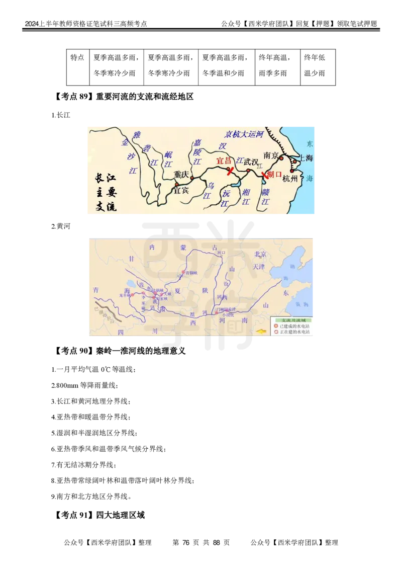 中学地理-高频考点_4-教培资料-26年最新资料-同步更新_初中高中教资_03科三专项（进去保存报考的学科即可）_01科目三FB网课、三色速记手册、知识点导图等推荐_初中