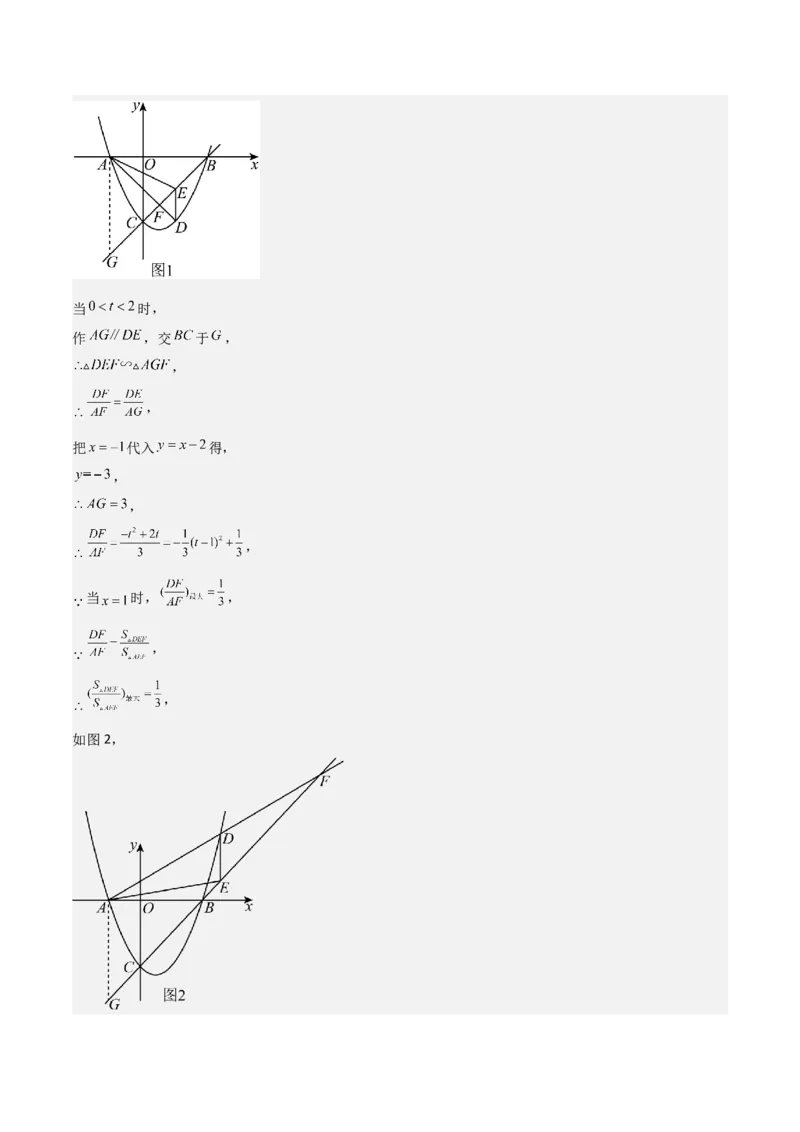 难点与新考法07二次函数与线段、面积、角度问题（5大热考题型）解析版_2数学总复习_2025中考复习资料_2025年中考数学一轮知识梳理