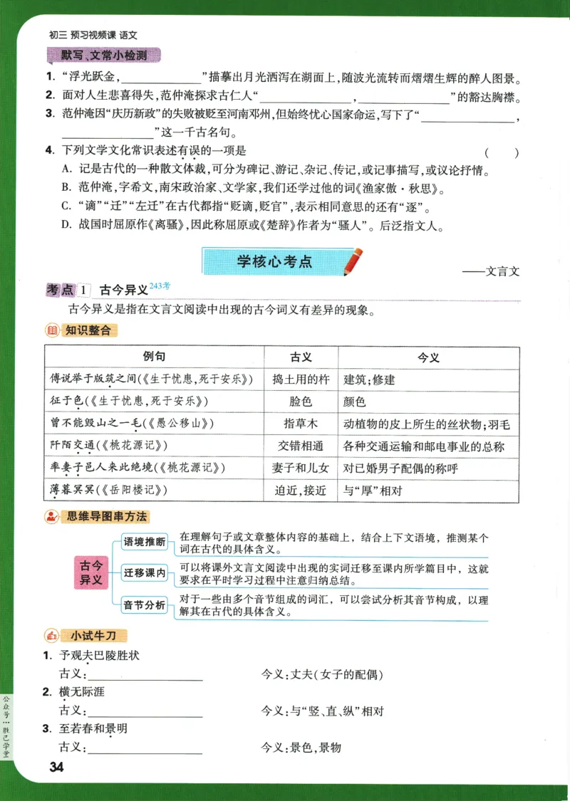 2025版《初三预习视频课》语文_2026万唯系列预习复习_2025版《万唯初中预习视频课》789年级上册多版本_2025版万唯初三预习视频课语文人教版上册_2025版万唯初三预习视频课语文人教版上册