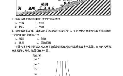 2010年高考地理试卷（山东）（解析卷）_1.高考2025全国各省真题+答案_01.2008-2024全国高考真题（按省份分类）_15.山东_2008-2024&middot;（山东）地理高考真题