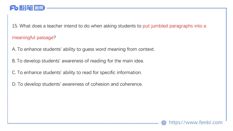 23下半年高中英语真题_4-教培资料-26年最新资料-同步更新_初中高中教资_03科三专项（进去保存报考的学科即可）_01科目三FB网课、三色速记手册、知识点导图等推荐_初中