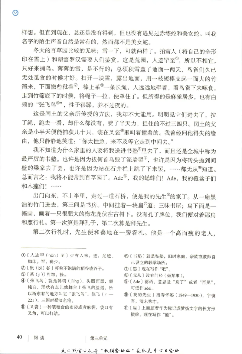 七年级上册语文五四制电子课本_4-教培资料-26年最新资料-同步更新_初中高中教资_03科三专项（进去保存报考的学科即可）_02科三专项（笔记真题思维导图教学设计版本二）