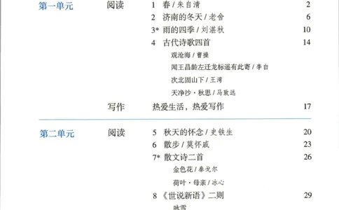 七年级上册语文五四制电子课本_4-教培资料-26年最新资料-同步更新_初中高中教资_03科三专项（进去保存报考的学科即可）_02科三专项（笔记真题思维导图教学设计版本二）