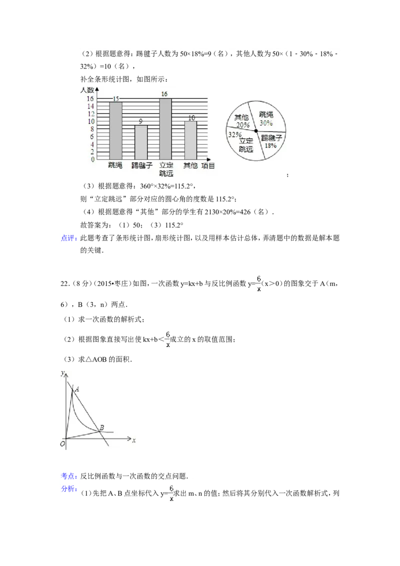 2015年山东省枣庄市中考数学试卷（含解析版）_中考真题_2.数学中考真题2015-2024年_2015年全国中考数学180份