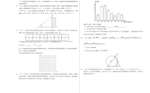 数学（陕西卷）（考试版A3）_2数学总复习_赠送：2024中考模拟题数学_一模_数学（陕西卷）-2024年中考第一次模拟考试