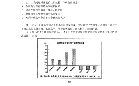 2008年高考生物政治（山东）（空白卷）_1.高考2025全国各省真题+答案_01.2008-2024全国高考真题（按省份分类）_15.山东_2008-2024&middot;（山东）政治高考真题