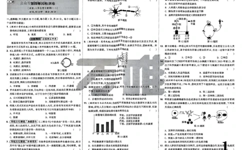 2026万唯情景题配套试卷八上生物_2026万唯系列预习复习_2026版初中《万唯情景题》与中考新考法8年级上册（生物）