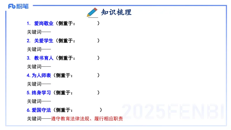 25上职业道德-包展羽_4-教培资料-26年最新资料-同步更新_幼儿教资_022025上FB幼儿系统班_25上-综合素质_2.理论精讲_讲义