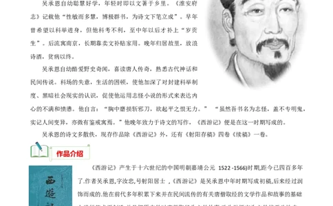 专题02《西游记》知识梳理_120中考语文全套复习_中考语文复习总复习_专项复习资料_完2024年中考语文名著阅读知识知识梳理+真题练习_知识梳理