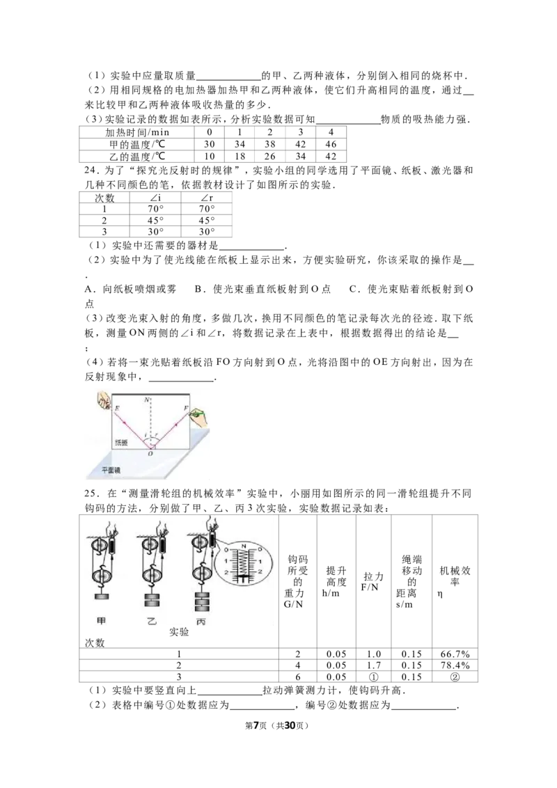 2016年山东省聊城市中考物理试卷（解析版）_中考真题_4.物理中考真题2015-2024年_地区卷_山东省_山东聊城物理09-21