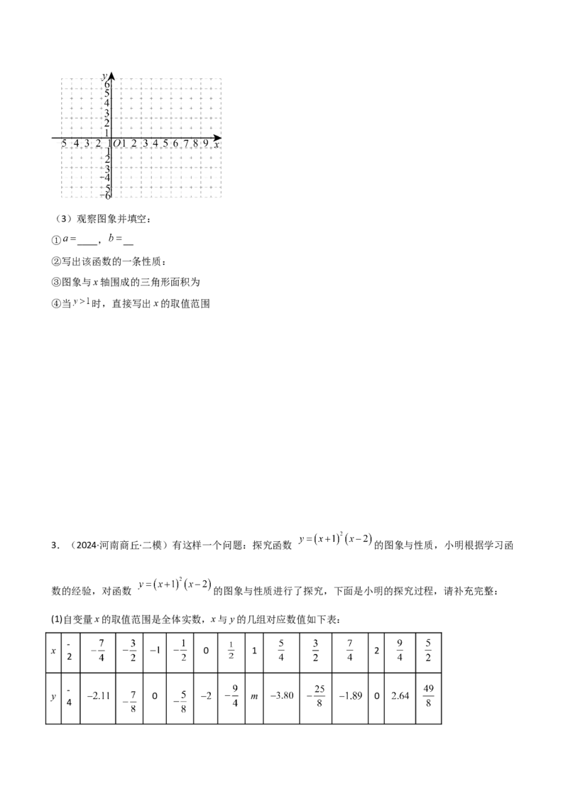 考前突破07阅读理解、函数与几何探究、综合实践题（4大必考题型）原卷版_2数学总复习_2025中考复习资料_2025年中考数学一轮知识梳理