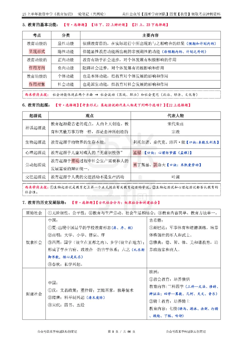 25上中学-教育知识与能力一轮笔记_4-教培资料-26年最新资料-同步更新_初中高中教资_2025上中学教资笔试_062025上教资笔试考前冲刺汇总_02、重点笔记-第一轮+第二轮