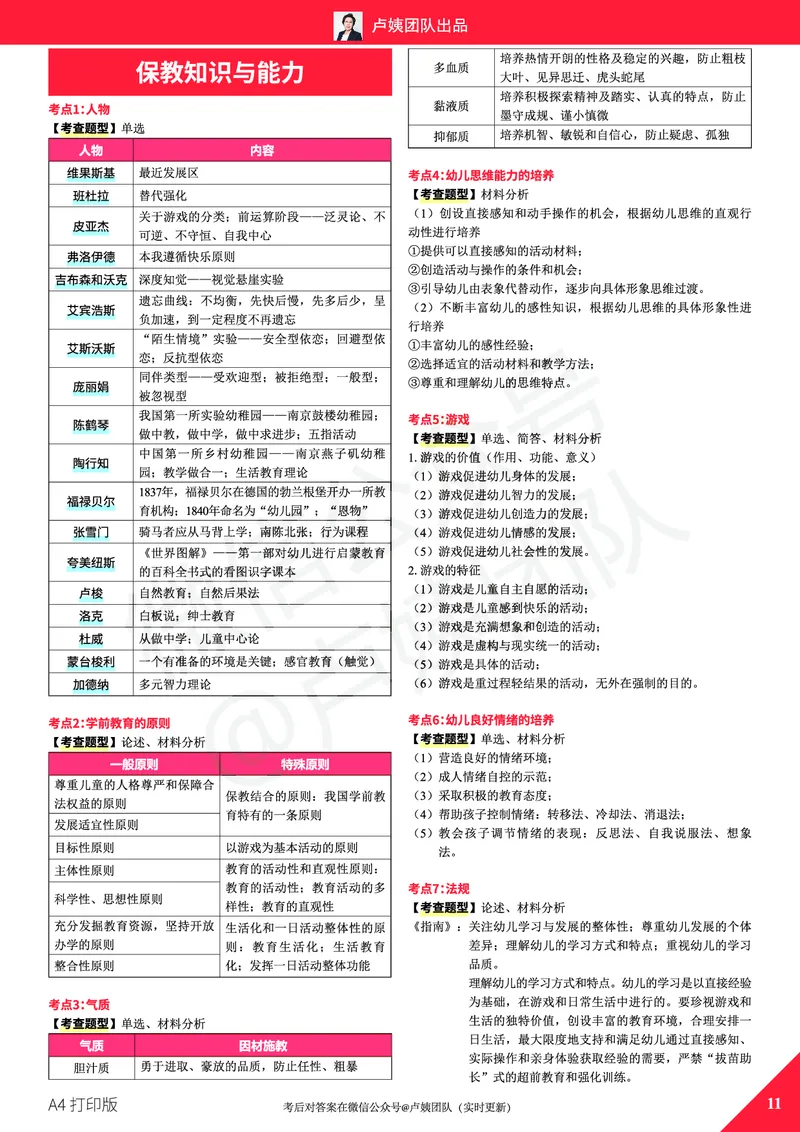 25下卢姨教资笔试预测报（A4打印版）_4-教培资料-26年最新资料-同步更新_初中高中教资_2025下中学教资笔试_中学冲刺急救包_11.卢姨25下教资资料合集