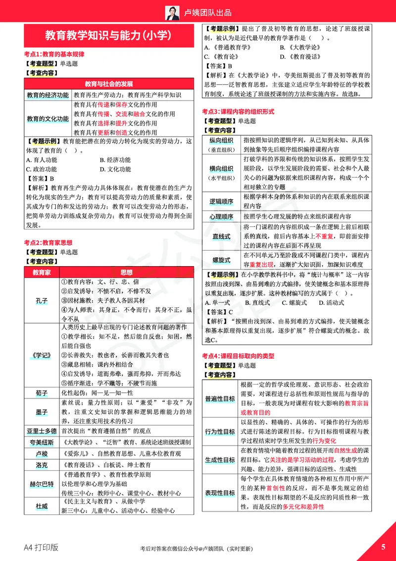 25下卢姨教资笔试预测报（A4打印版）_4-教培资料-26年最新资料-同步更新_初中高中教资_2025下中学教资笔试_中学冲刺急救包_11.卢姨25下教资资料合集