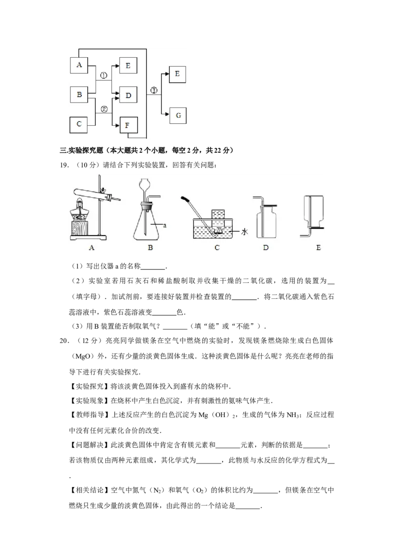 2015年湖南省娄底市中考化学试卷（学生版）学霸冲冲冲shop348121278.taobao.com_中考真题_5.化学中考真题2015-2024年_地区卷_湖南省_娄底化学06-22缺20