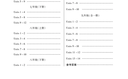 7年级人教单词默写本_初中英语语法_最全初中英语语法习题_No.26七年级单词默写纸