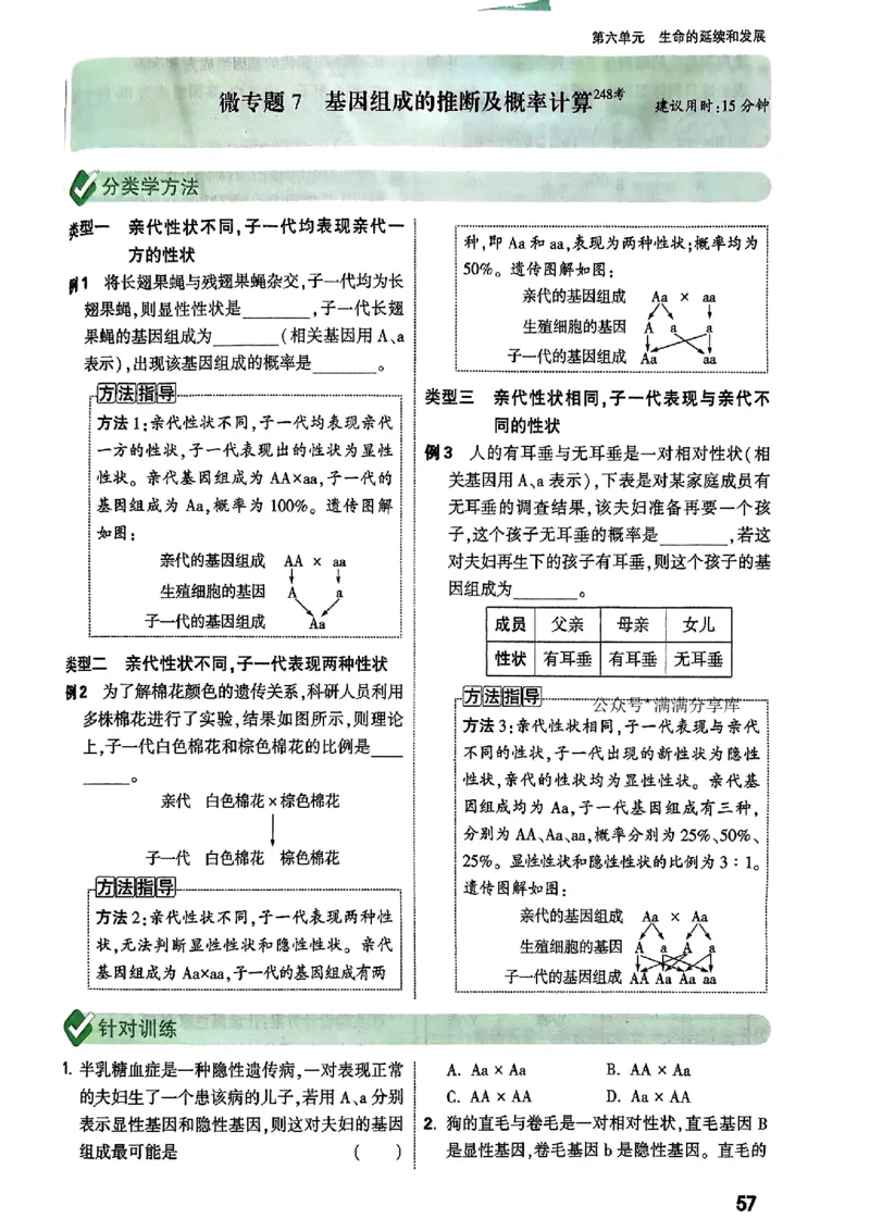 2026万唯生物情景题八上含答案_2026万唯系列预习复习_2026版初中《万唯情景题》与中考新考法8年级上册（生物）
