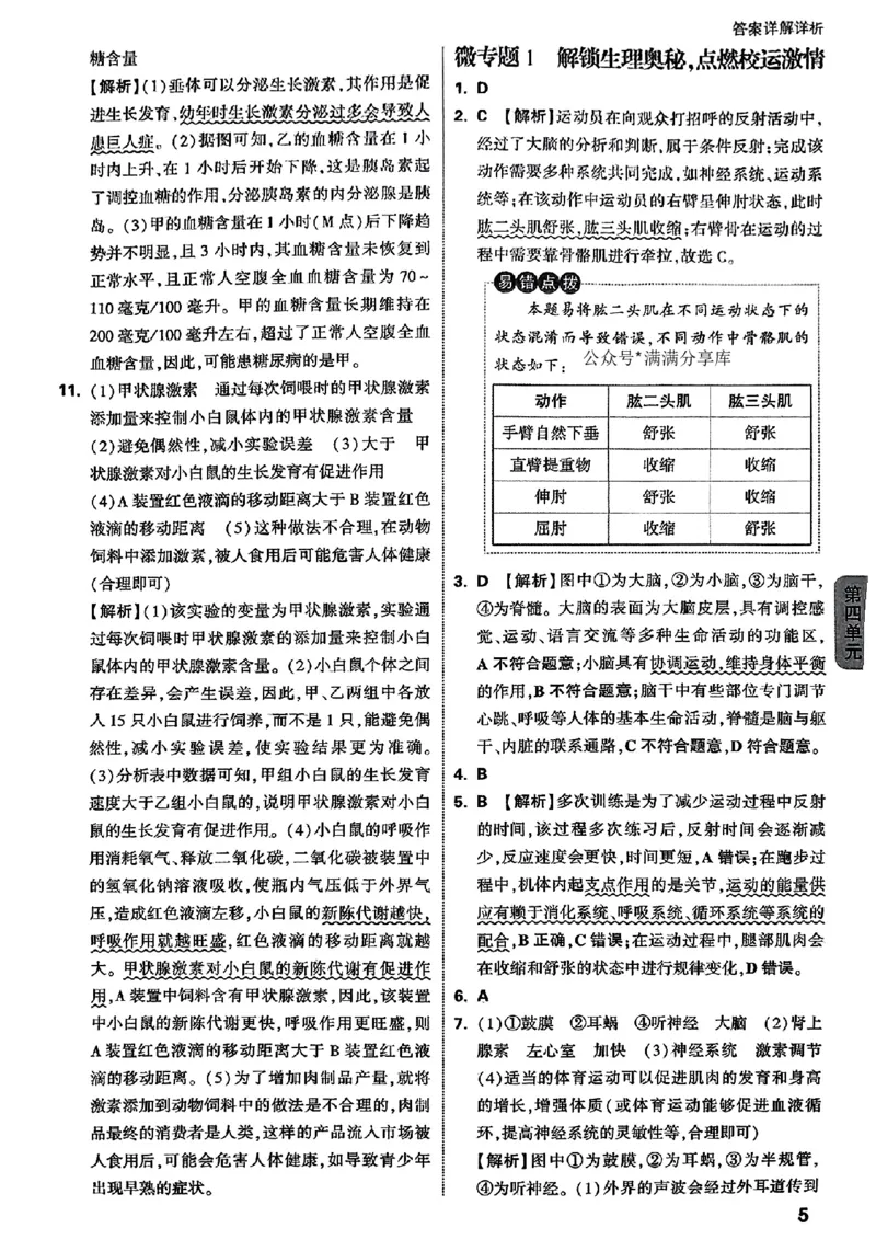 2026万唯生物情景题八上含答案_2026万唯系列预习复习_2026版初中《万唯情景题》与中考新考法8年级上册（生物）