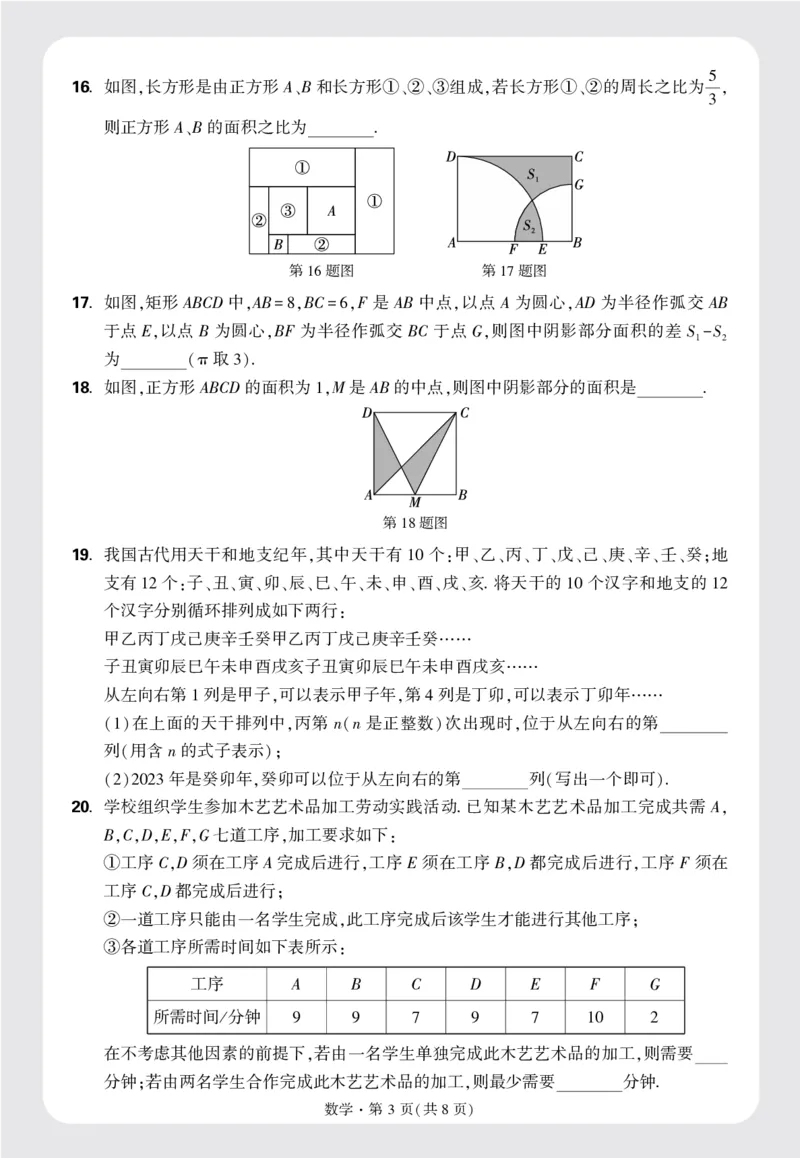 8套重点中学分班卷正文（16K）_2026万唯系列预习复习_2025版《万唯初中预习视频课》789年级上册多版本_2025版万唯新初一预习视频课数学人教版_视频_更多好题推荐_重点中学分班卷