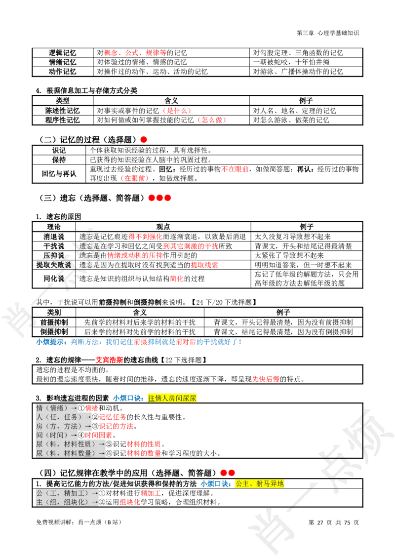 ①小学科二系统知识讲义-2025下肖一点烦(1)_4-教培资料-26年最新资料-同步更新_小学教资_小学冲刺急救包_11.肖一点烦笔记+讲义_小学