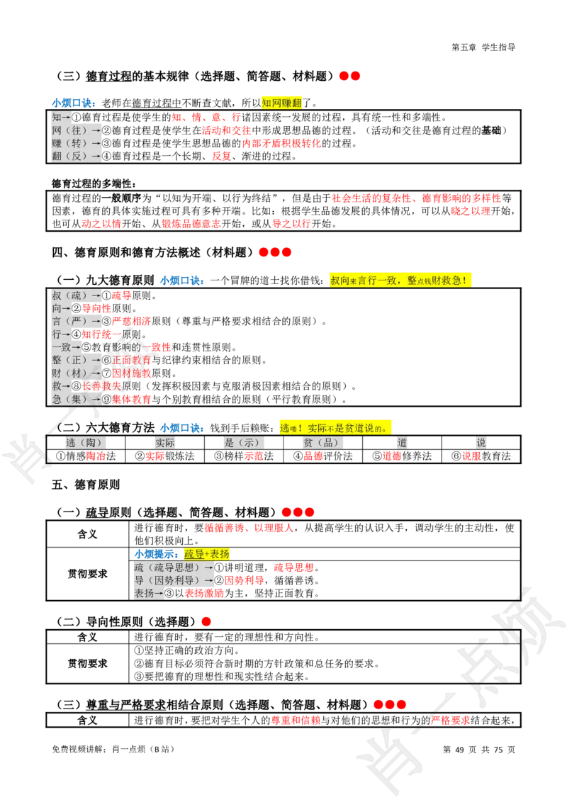 ①小学科二系统知识讲义-2025下肖一点烦(1)_4-教培资料-26年最新资料-同步更新_小学教资_小学冲刺急救包_11.肖一点烦笔记+讲义_小学
