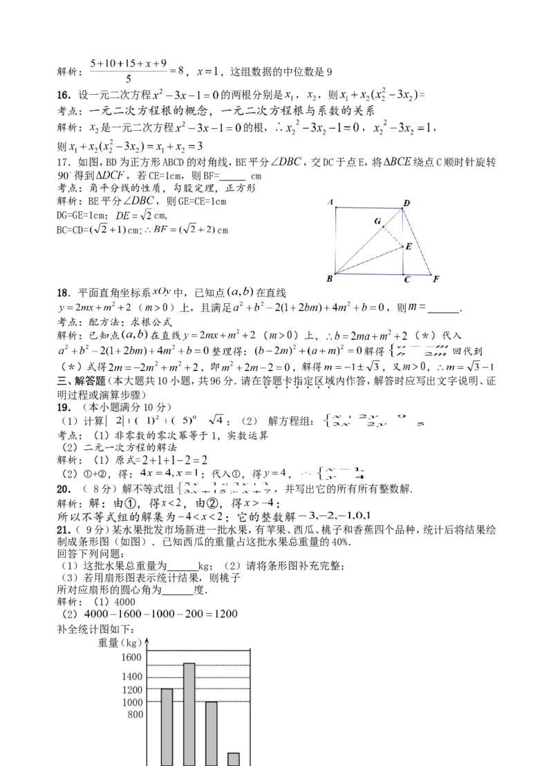 2016年江苏省南通市中考数学试题及答案_中考真题_2.数学中考真题2015-2024年_地区卷_江苏省_南通中考数学08-22年