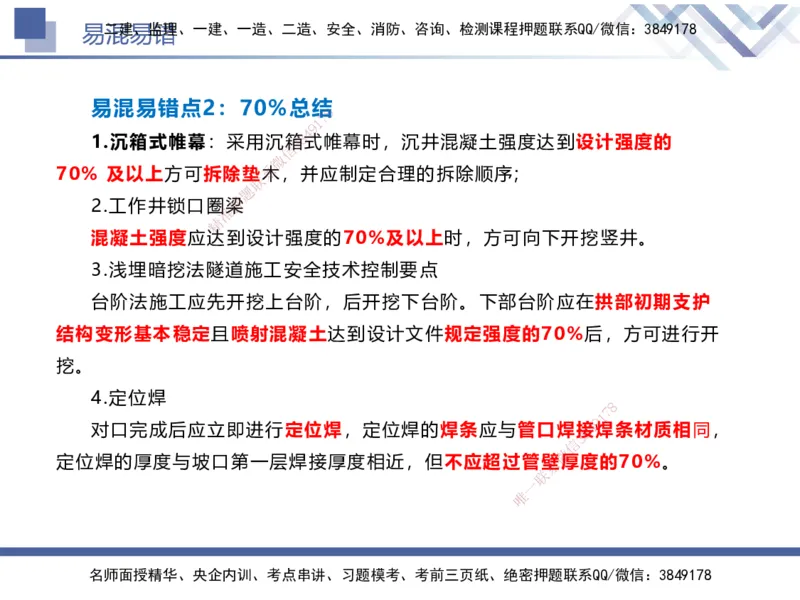 01.2025谢明凤-易错易混题讲解-市政_2026年一级建造师_2026年一建市政_2025年一建市政SVIP_04-冲刺串讲✿考点强化✿小灶集训_73-市政《易错易混讲解》谢明凤HX_讲义