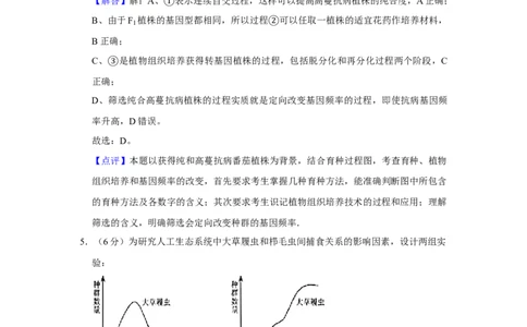 2008年高考生物试卷（天津）（解析卷）_1.高考2025全国各省真题+答案_01.2008-2024全国高考真题（按省份分类）_30.天津_2008-2024&middot;（天津）生物高考真题
