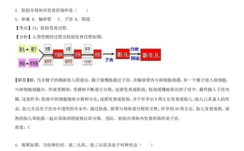 2017年天津市中考生物试题（解析）_中考真题_8.生物中考真题2015-2024年_地区卷_天津生物15-21缺16